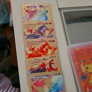 Gold plates pokémon card new still in seal never open